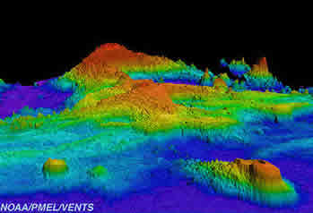 Απεικόνιση παλιρροιακών φαινομένων και θαλάσσιων ηφαιστείων