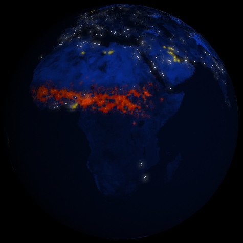 Η Γη κατά τη διάρκεια της νύχτας Η Γη κατά τη διάρκεια της νύχτας